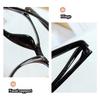 Women's Blue Light Blocking Short-sighted Glasses Fashion Round Frame Myopia Glasses Optical Prescription Minus Diopter Glasses