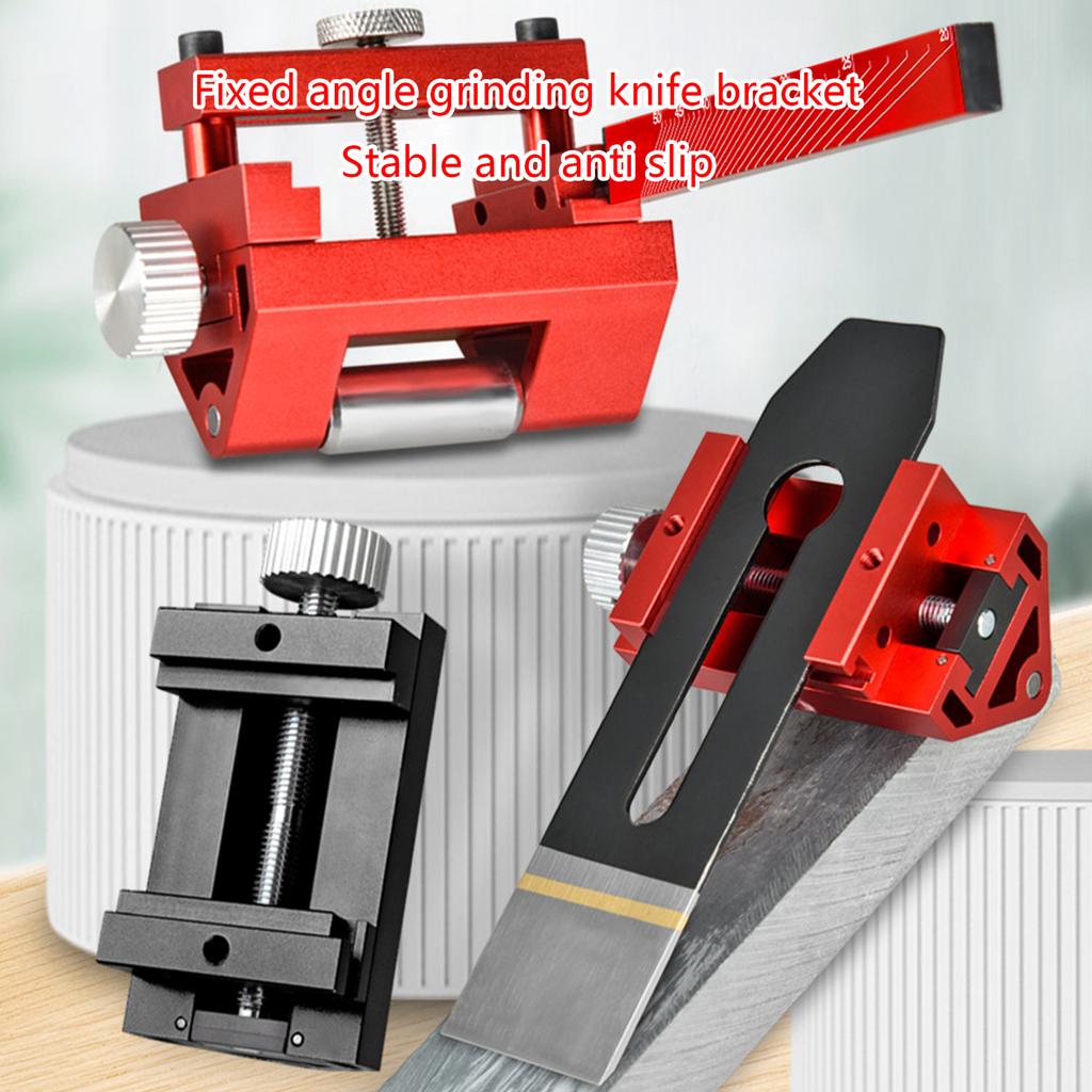 Aluminum Angle Adjustable Sharpener Woodworking Perforator Woodworking Tool Sharpening Jig Wood Chisel Fixing Bracket