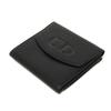Used 10656 Trifold Wallet 7942, Old Style, Smooth Calfskin, Vintage, Old Red, Two-Tone CD Logo, Black, Unisex from