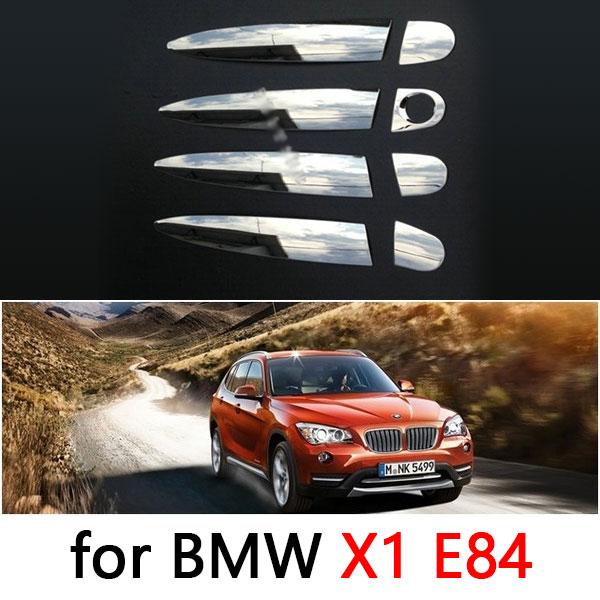 For BMW X1 E84 X3 F25 X5 E70 X5 F15 X6 E71 Accessories Chrome Door Handle Stainless Steel Covers 2011 2012 2013 2014 Car Styling