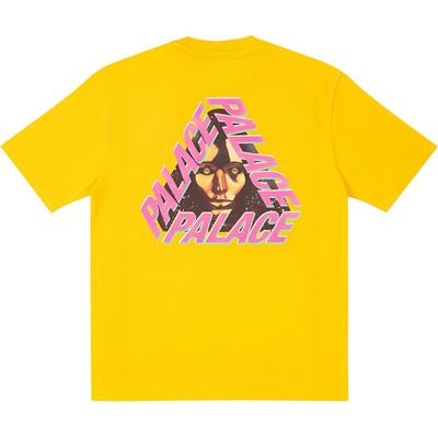 Palace G-Face T-shirt Yellow Unisex Streetwear P21TS138
