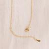 Fashion Simple Stainless Steel Infinity Pendant Necklace for Women Classic Lucky Zircon Love You Forever Jewelry Birthday Gift