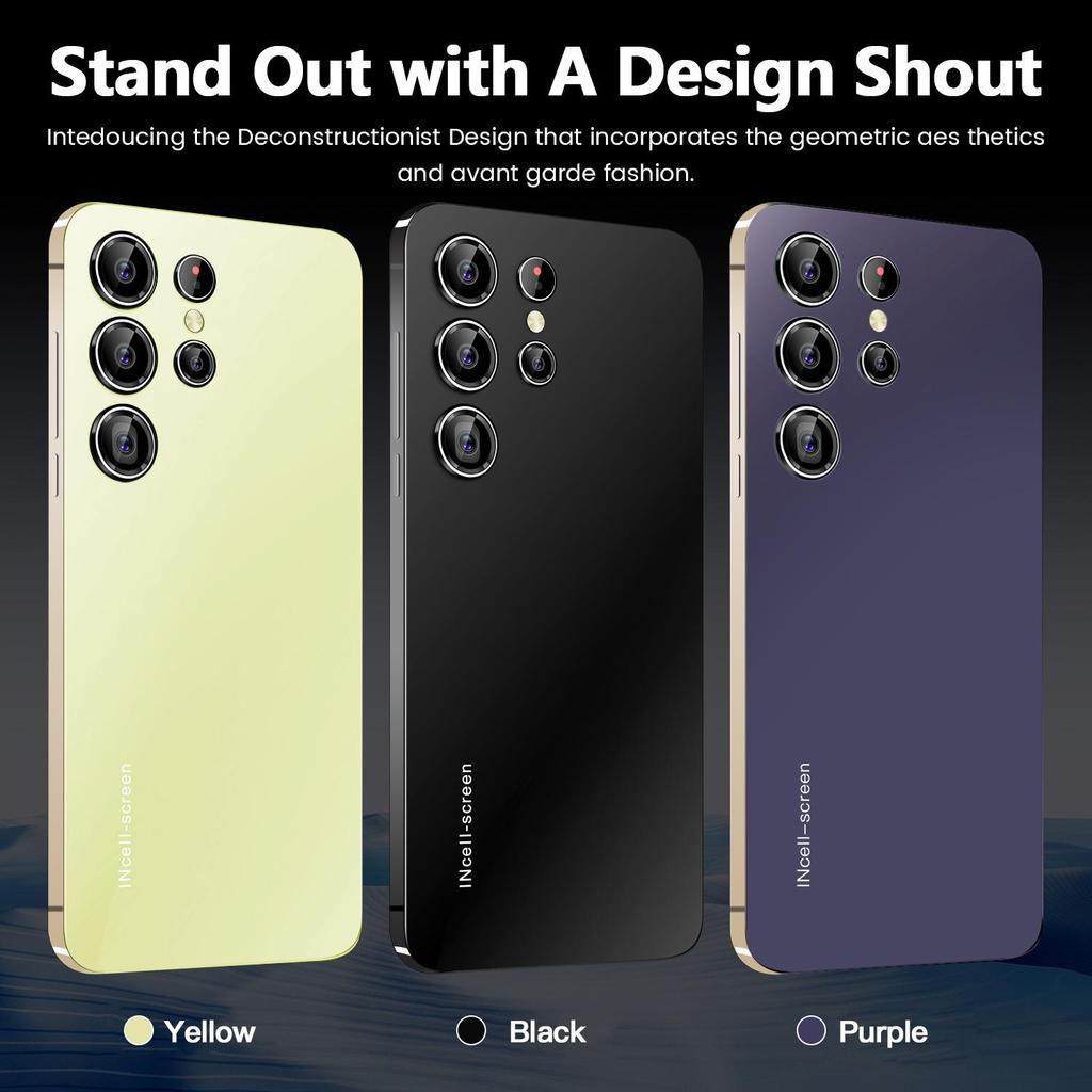 Cross-border S25Ultra 5.5-inch 16GB+1TB Waterdrop Screen Android Smartphone