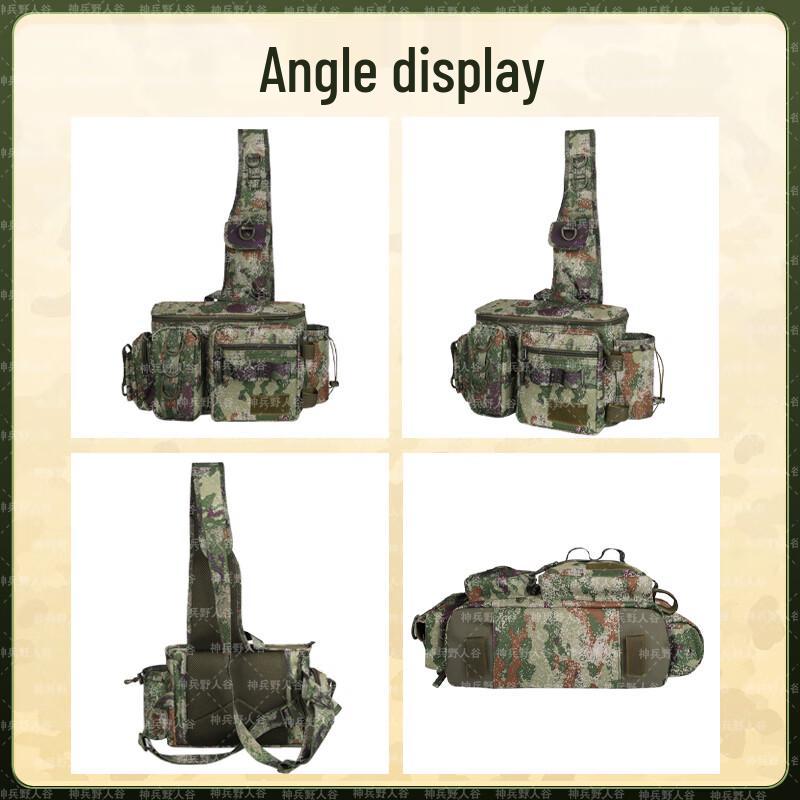 Versatile Waterproof Fishing Tackle Bag (Waist/Shoulder/Crossbody)