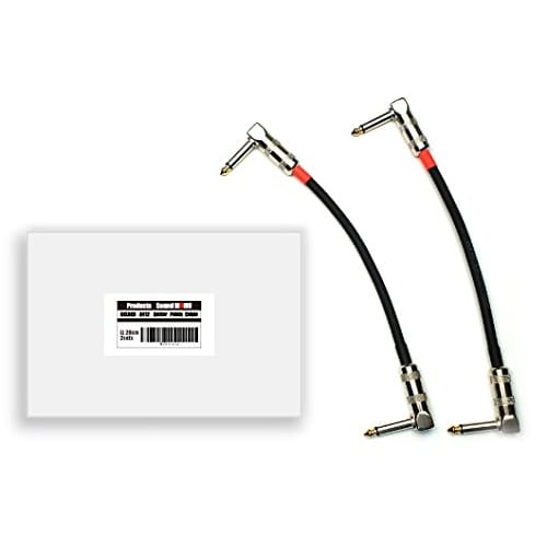 Sound MOMO Belden 8412 Black Patch Cable (20cm LL) Professional Directional 2-Pin