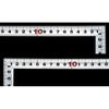 Shinwa Sokutei Ironworking Curved Ruler, Silver, 30cm, 10294