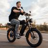 Aairsk X5 Elektrofahrrad mit Blinker, 75N·m Hochgeschwindigkeitsmotor, 48V 15AH, 50KM Reichweite, 20