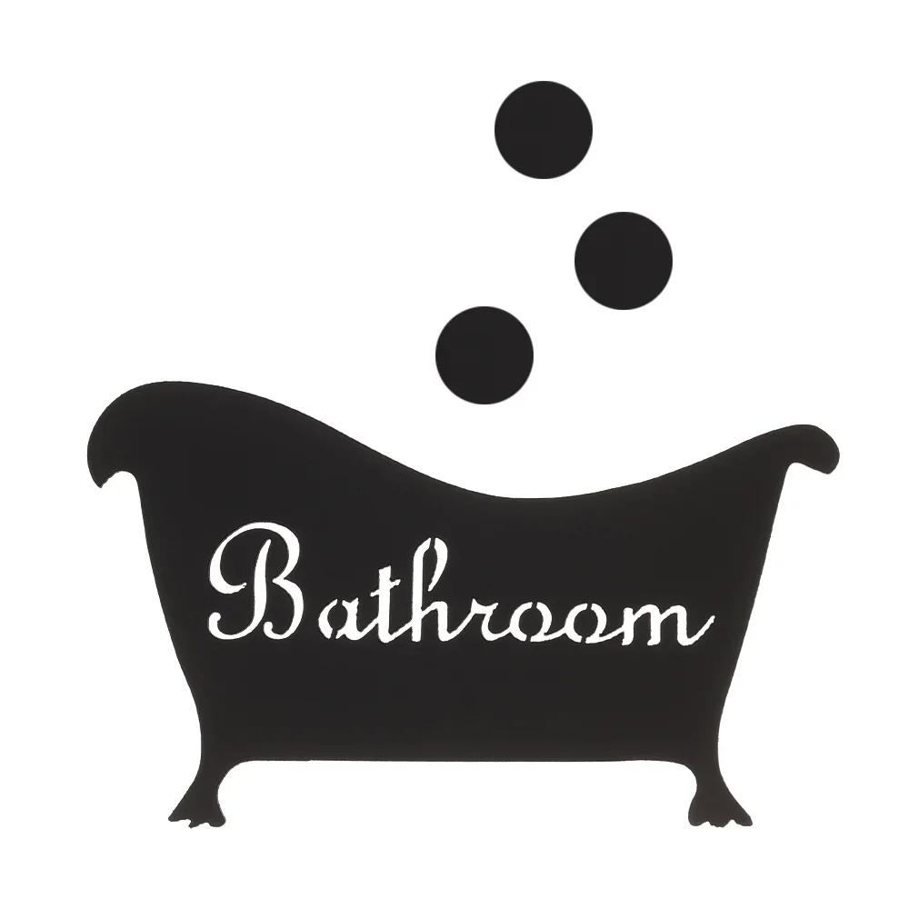3D Mirror Wall Sticker Funny Door Entrance Sign Kids Men Women Bathroom DIY Wall Stickers Decals Bar Home Decor