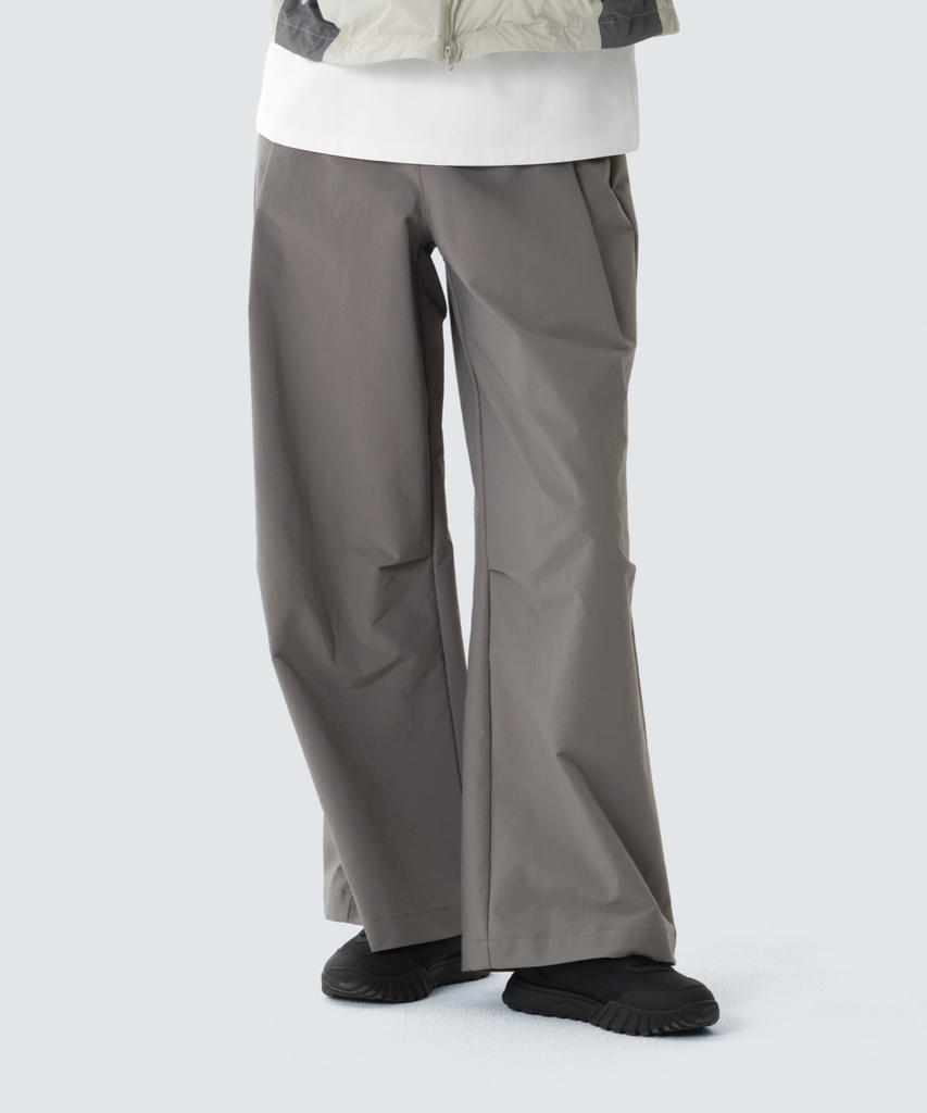 SNOWPEAK APPAREL Camp Dry Women'S Wide Pants (S26Fwfpt61) Dark Khaki