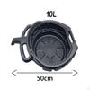 Oil Coolant Can Tray PP Portable Leak 10L Easy To Use Gearbox Car Accesories Drain Pan for Fluid