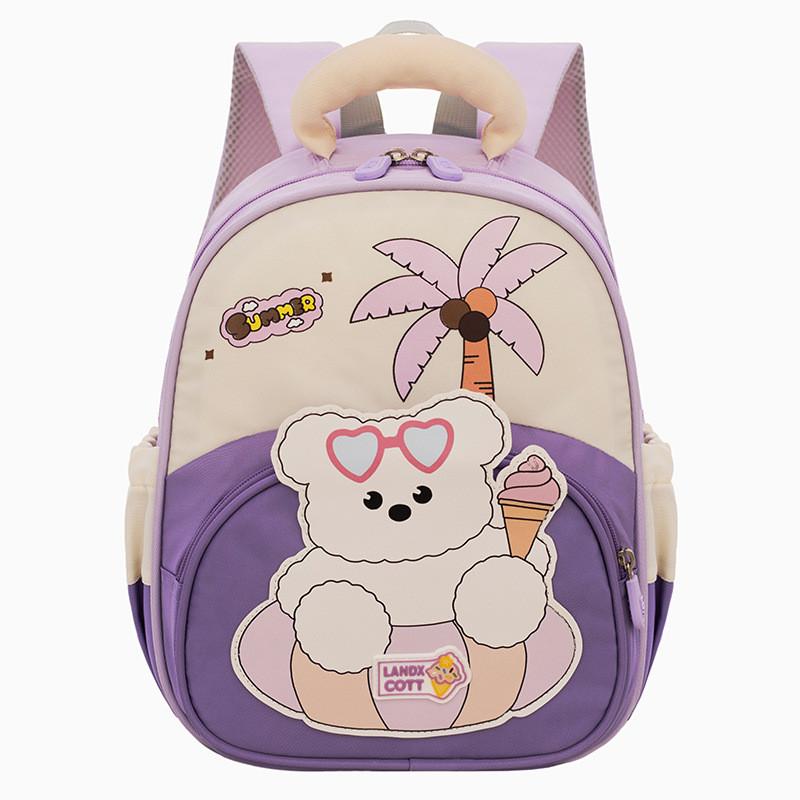 Kids School Bag With Lightweight Design And Cartoon Pattern For Preschool Education Use