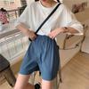 Sports Shorts Female Summer High Waist Student Loose Slimming Wide-leg Pants Women Loose Casual Five-point Pants