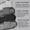 Black Gray Smoked Eye Shadow Plate, Dark Gray Silvery Metal Matte Halloween Gothic Makeup Palette, High Shimmer Eye Shadow Makeup Palette Set