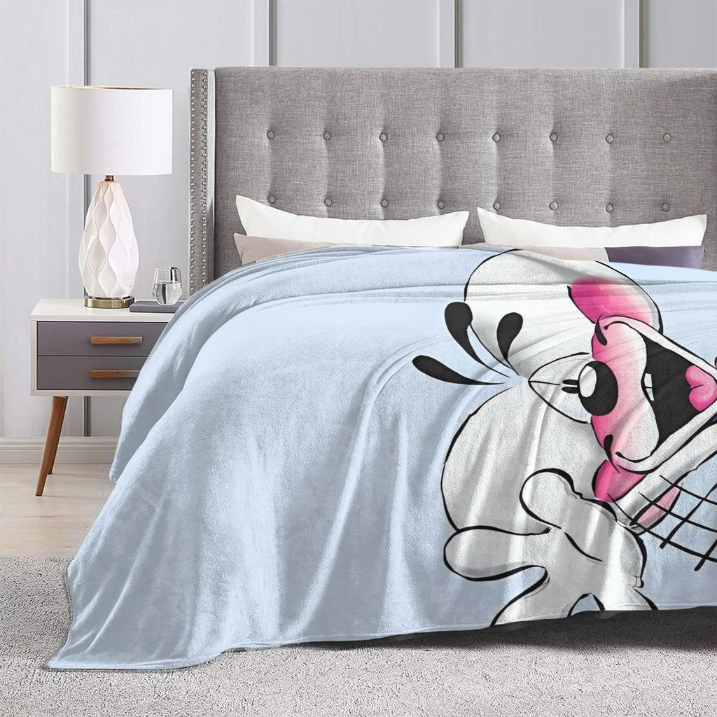 Hi Diddl Warm Soft Blanket  Kids Adult Plush Throw Blanket Funny Living Room Flannel Bedspread Sofa Bed Cover