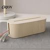 Caja Oculta Cables Caja de Gestión de Cables, con Tapa, Regleta Y Organizador Eléctrico Organizador, para Oficina en Casa Escritorio Caja de Almacenamiento de Cables