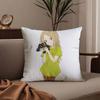 Anime b-Bunny d-Drop Pillow Case Anti-dustmite Pillowcase Invisible zipper silky short plush Sofa cushion cover