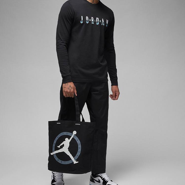 New Jordan Cotton Tote Bag, Shopping Bag, Shoulder Bag, Handbag Unisex Black FJ6806-010