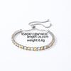 Dames Enkele Rij Diamant Kleurrijke Zircon Polka Dot Kristal Armband