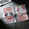 For Reflective Motorcycle Stickers, 3M Safety Warning At Night In the Dark Scooter Helmets