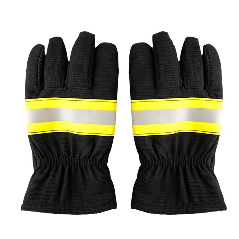 XinZheAn 02 Padded Flame Retardant Firefighter Training Gloves