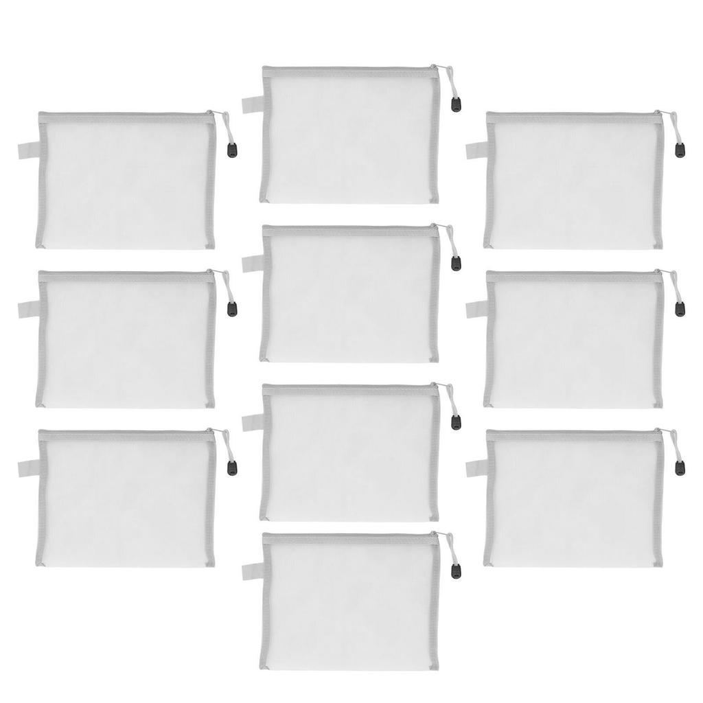 10PCS  Documents Pouch Waterproof Tear Resistant A5 Paper Size Document Organizer Bag
