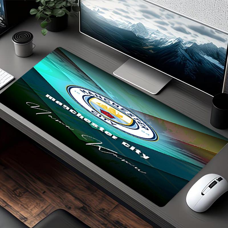 Manchester City FC Print Mouse Pad, for Keyboard Pad Laptop PC Mat for Office Home Use, Desk Decor, Perfect Birthday Gift for Gamers