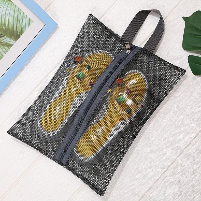 

Pockets Summer Large Beach Bag For Towels Mesh Durable Travel Handbag Toys Organizer Waterproof Underwear Swimming Storage Bag