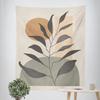 Simple Illustration Style Decorative Tapestry Home Wall Decoration Office Living Room Tapestry