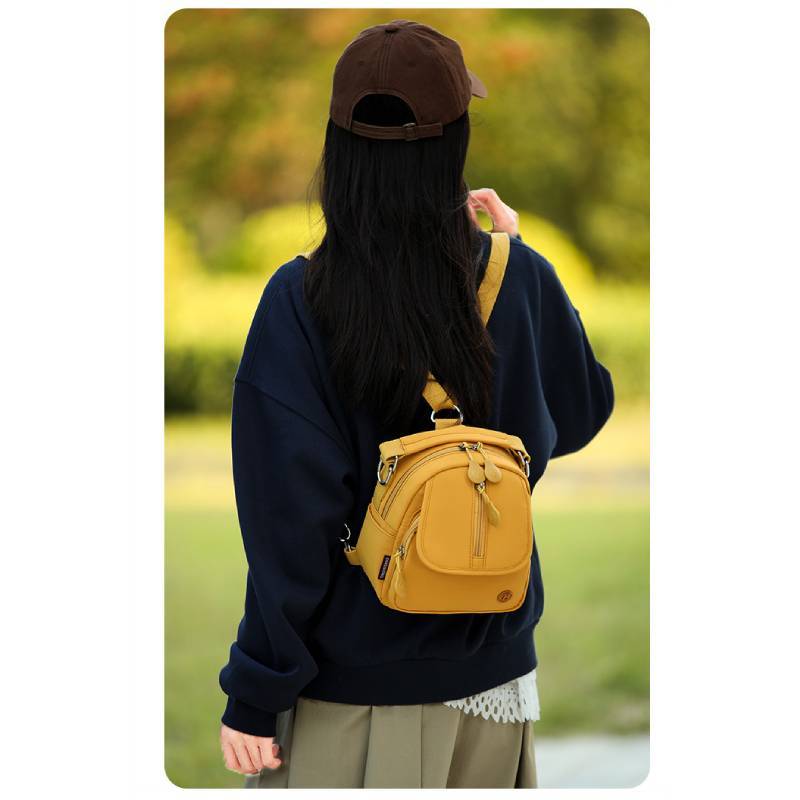 Oxford Nylon Crossbody Bag For Women Waterproof Casual Handbag With Zipper Closure