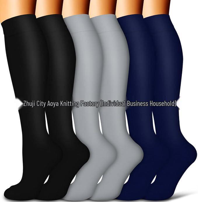 Cross-border Over-the-Knee Compression Yoga & Sport Socks Set