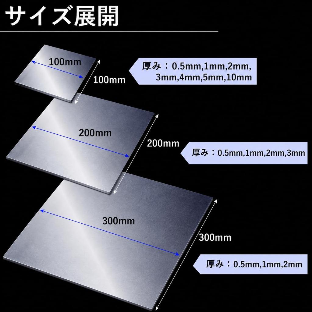 Aluminum plate 100 x 100 x 1 mm Aluminum plate A1060 1000 series Mon amulette