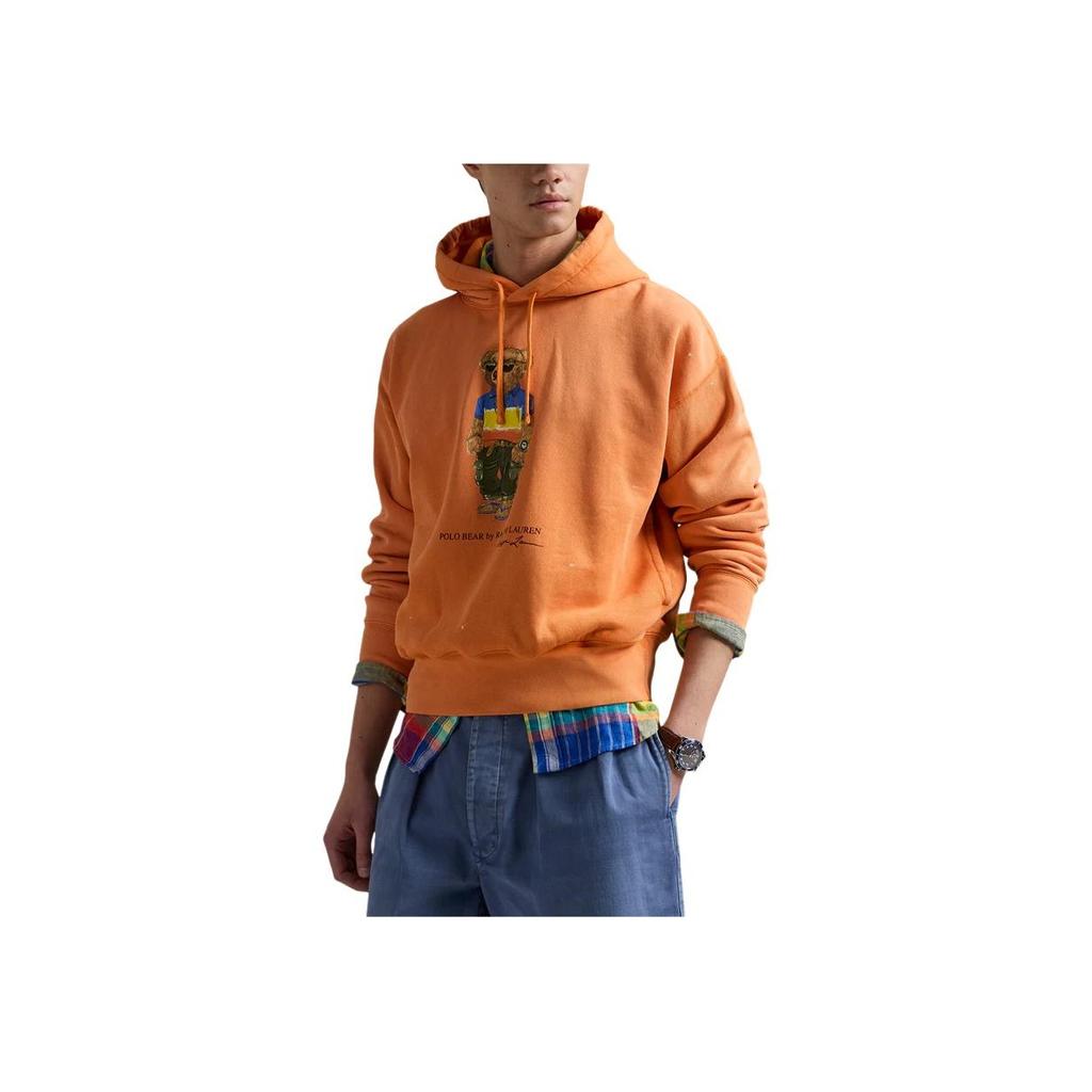 Polo Ralph Lauren FW25 Ribbed Hem Hooded Long Sleeve Sweatshirt Men Sweatshirt 710967097-001