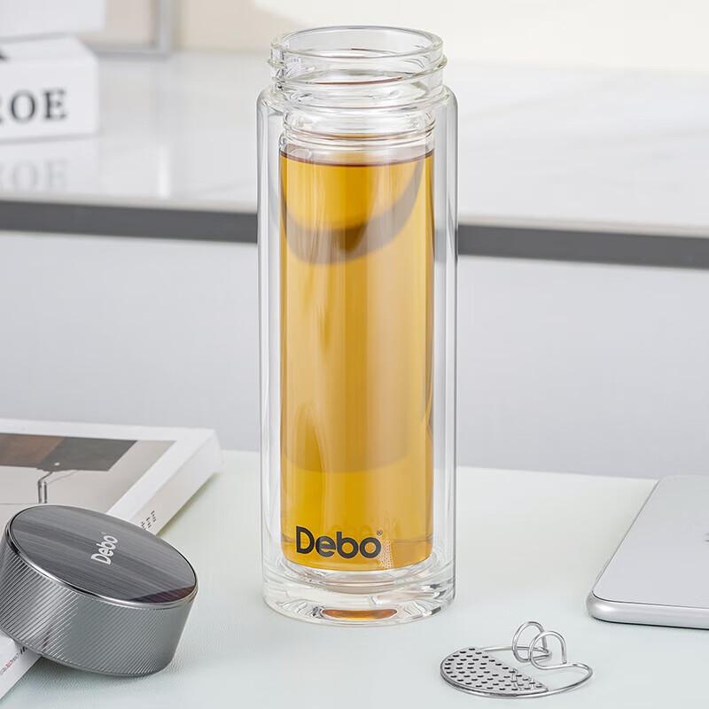 DeBo Shilok High-Temperature Glass Water Bottle