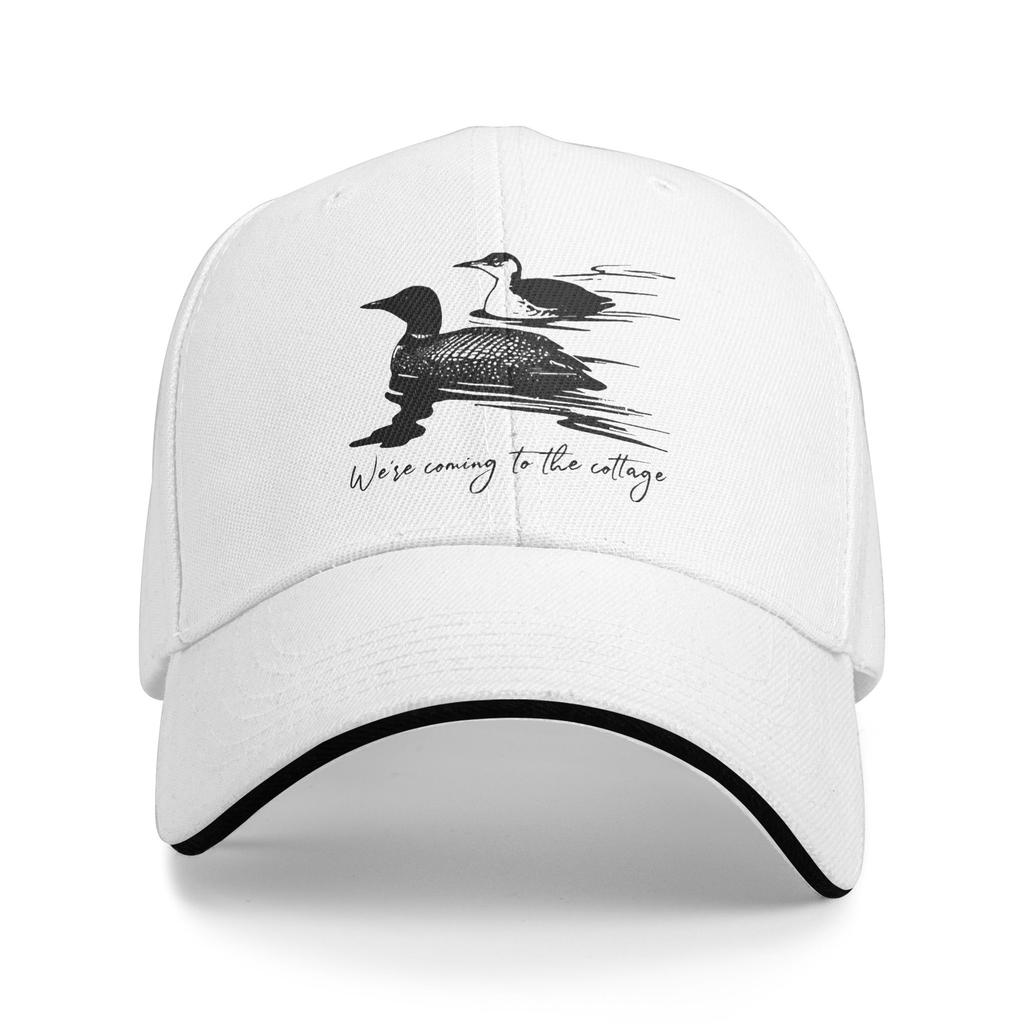 Spring Stupid Canadian Wolf Bird, Loon Lover, Canadian Wildlife Heated Rivalry Baseball Cap Sun Trucker Hat Unisex Snapback Cap