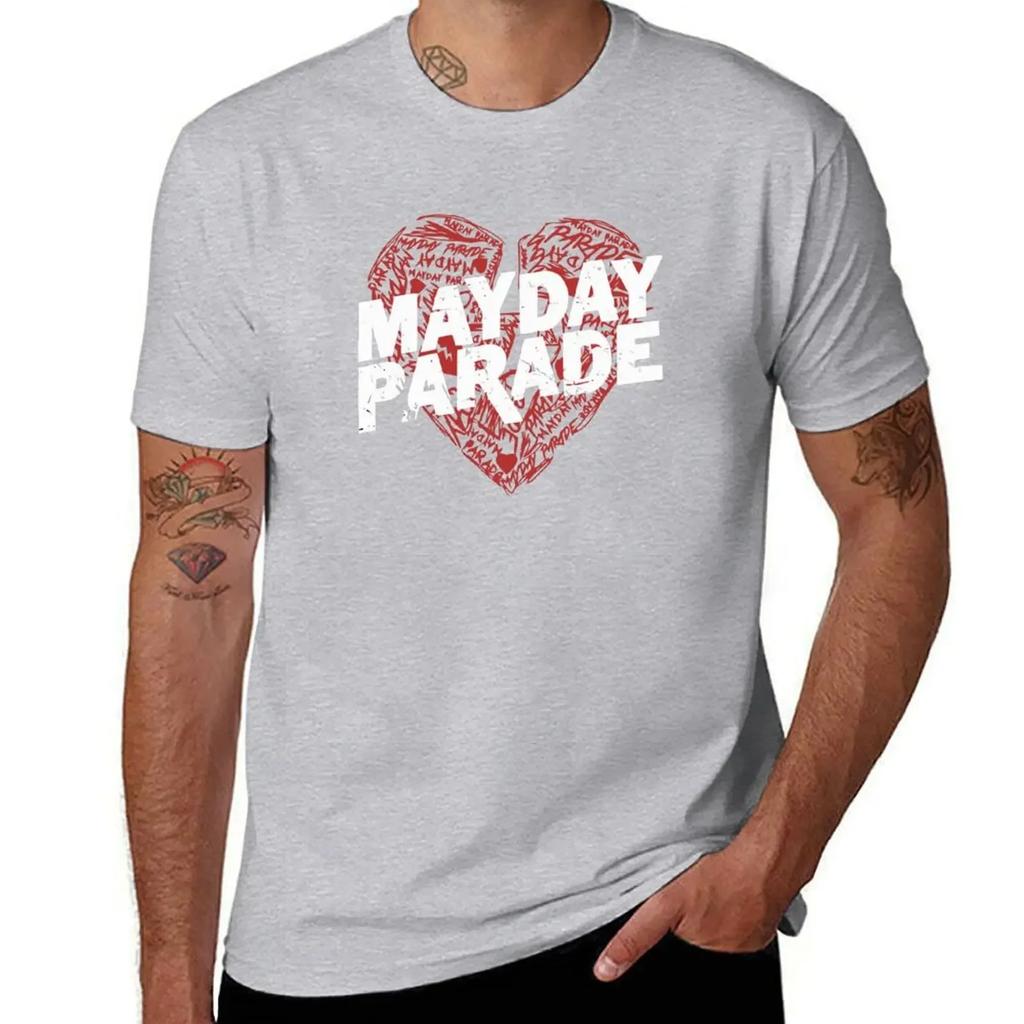 heart art mayday parade logo T-Shirt vintage tees vintage graphic tee workout shirts for men