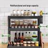 3-Tier Kitchen Spice Rack Organizer with Utensil Holders
