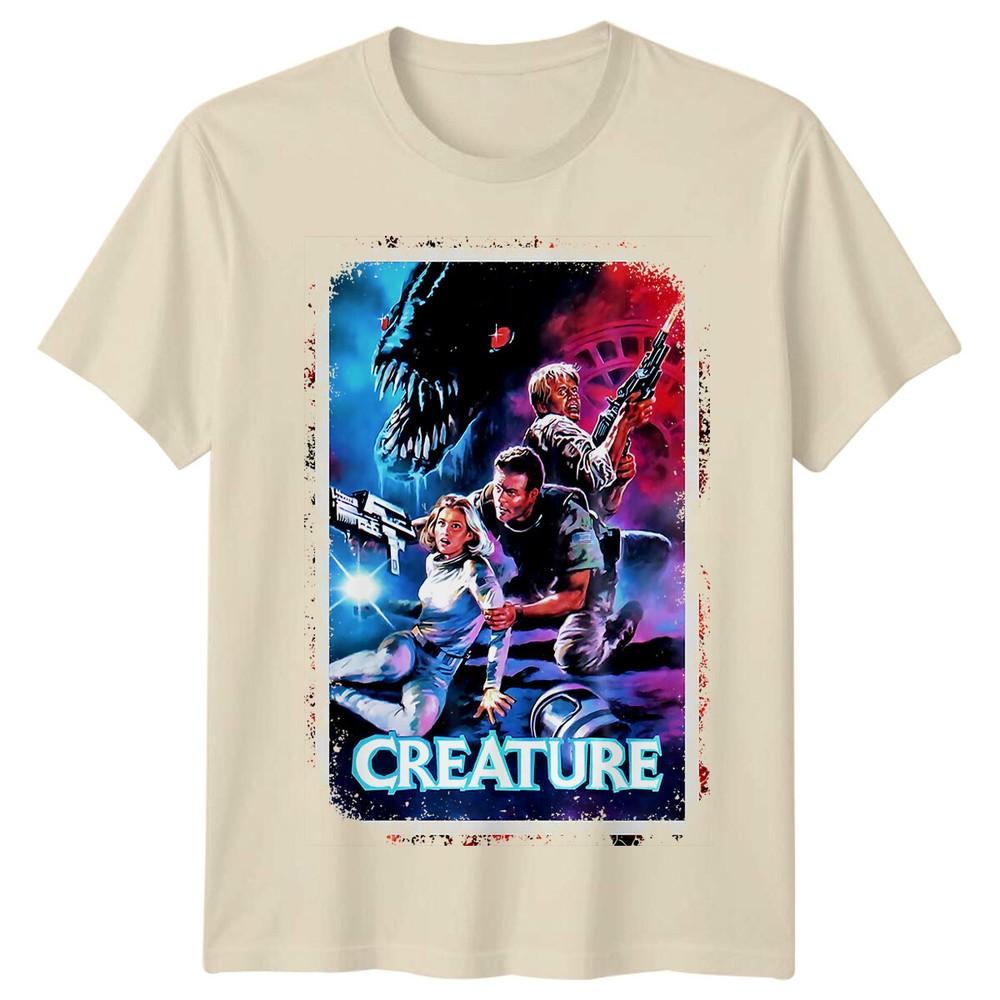 Creature 1985 Movie Poster Inspired Tshirt Retro 80s Tee Unisex