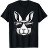 Cool Bunny Face Sunglasses Funny Easter Bunny Rabbit T-Shirt