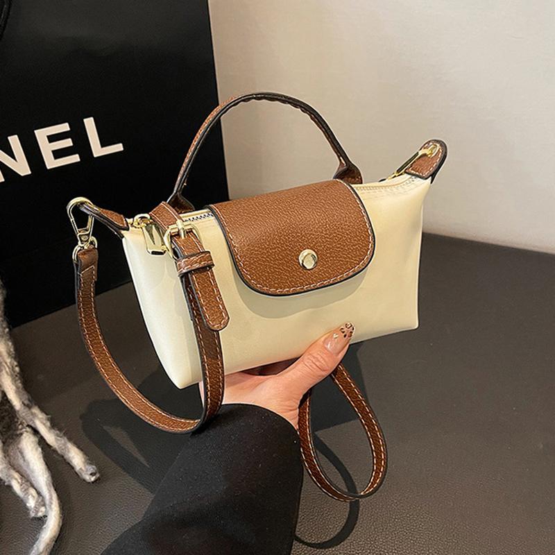 

Mini Handbag Women Color Block Zipper Shoulder Bags Casual Versatile Crossbody Bag Daily Used Shoulder Bags Gifts
