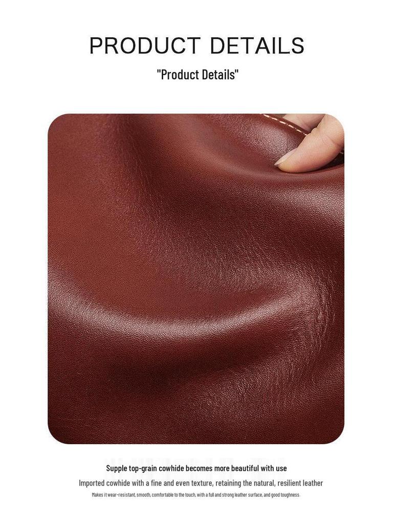 Women's Stylish Genuine Leather Crocodile Pattern Cowhide Shoulder & Crossbody Bag - 2025 Fashionable Versatile Handbag