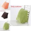Office Corduroy Cushion Pillow With Removable Cover For Lumbar Support And Car Seat Comfort