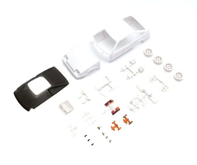Kyosho Toyota Trueno AE86 White Body Set MZN226 (Unpainted/Wheels)