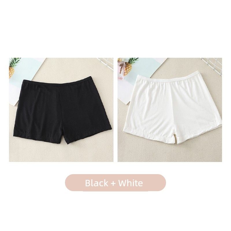 

Модальные внутренние брюки из тонкого ледяного шелка, свободные леггинсы White + Black 3XL (70.00 kg-80.00 kg recommended