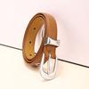New Retro High-end Head-layer Women's Belt, Personalized Trendy Belt, Fashionable and Versatile, Casual Trouser Belt