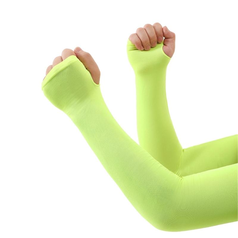 Camouflage Cooling Arm Sleeves All Age Sun Protective Arm Covers Outdoor Activity Ice Silk Arm Protectors for Cycling