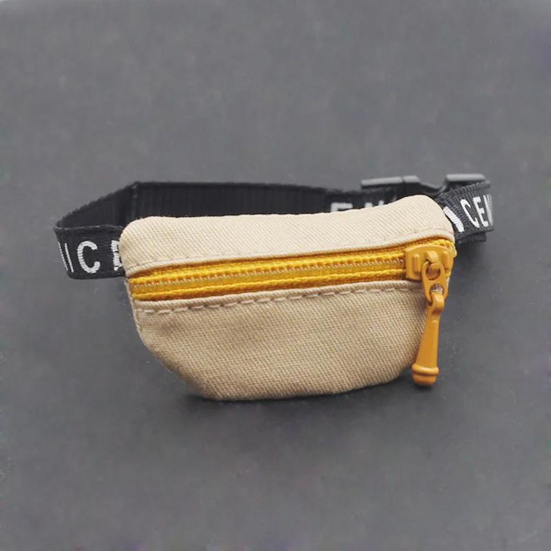 Trendy Mini Doll Shoulder Bag 15-17cm: Kawaii Crossbody Waist Pouch for 1/6-1/12 BJD & Fashion Plush Dolls (Fits V1 V2), Cute Be