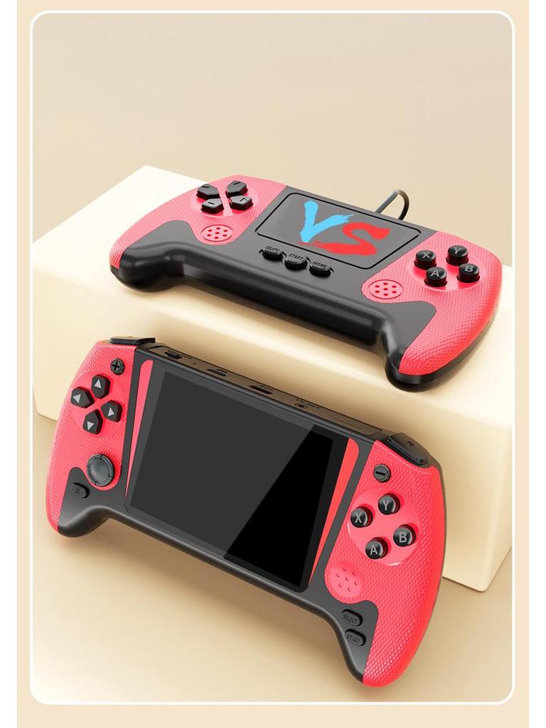 Console de Jogos Portátil HD 2025: Tela Grande, Conectável à TV, Alças Duplas, Arcade Retrô Portátil de 3,5 Polegadas