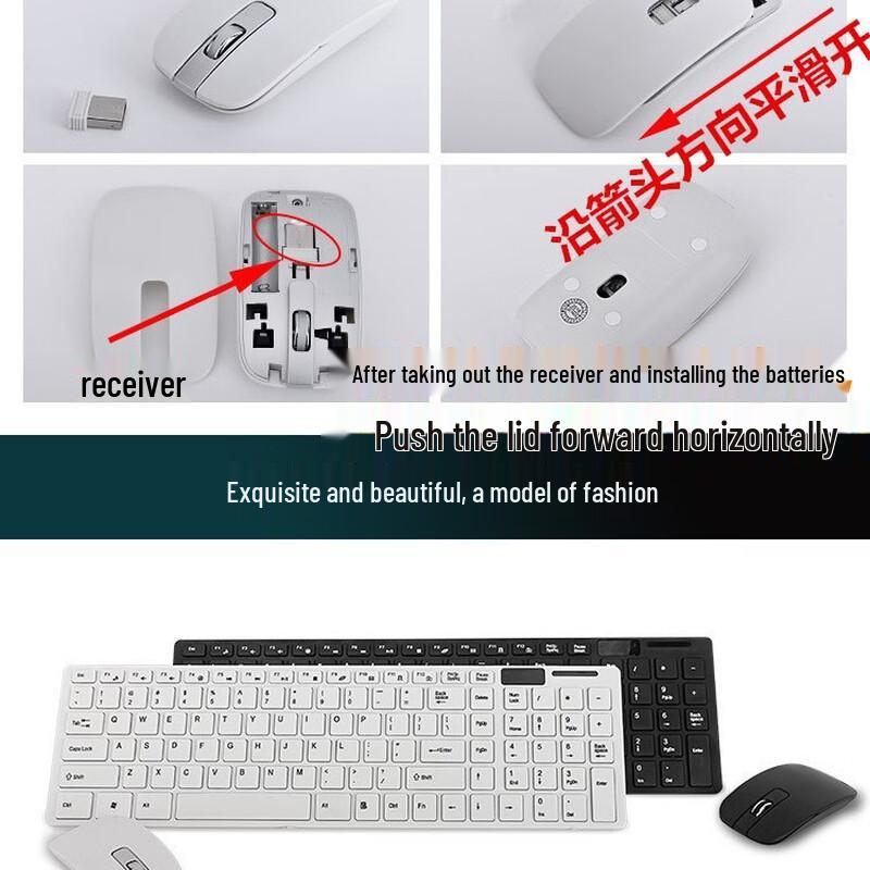 OLOEY K-06 2.4G Ultra-Thin Silent Wireless Keyboard and Mouse Combo