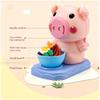 DIY Play Dough Set, Pig Noodle & Cow Ice Cream Maker Kit, Kids Pretend Play Clay Tableware Toy