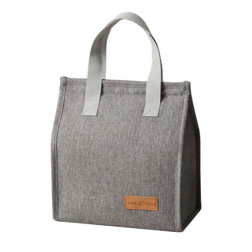 LeTradeJP Lunch Bag, Insulated Tote Bag, Large Capacity, Insulated with Aluminum Foil, Foldable, Easy To Carry, Washable, Reusable, Unisex, for Commut